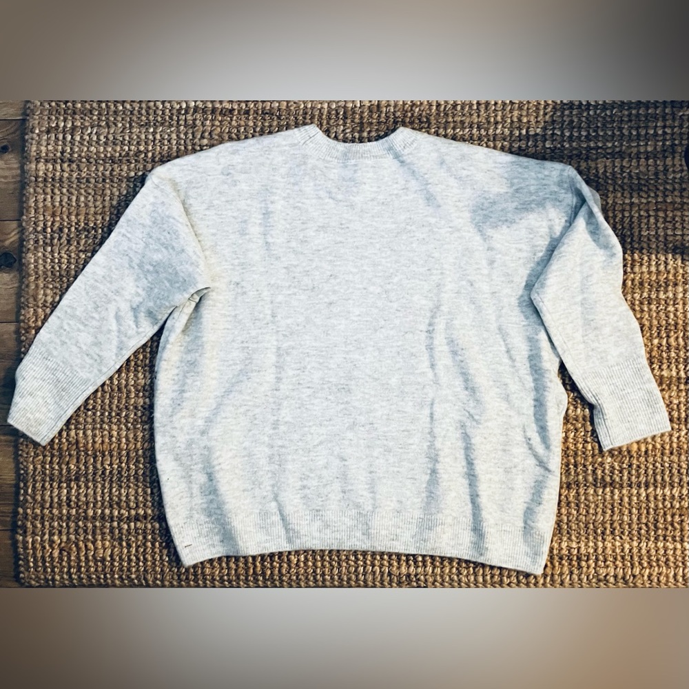 Vince Camuto Crewneck Sequin Stripe Long Sleeve Sweater-Large-Holiday Sparkle - Picture 3 of 7